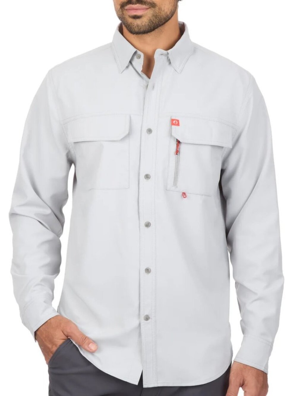 The American Outdoorsman Poly Grid Ripstop Guide Shirt UPF 50